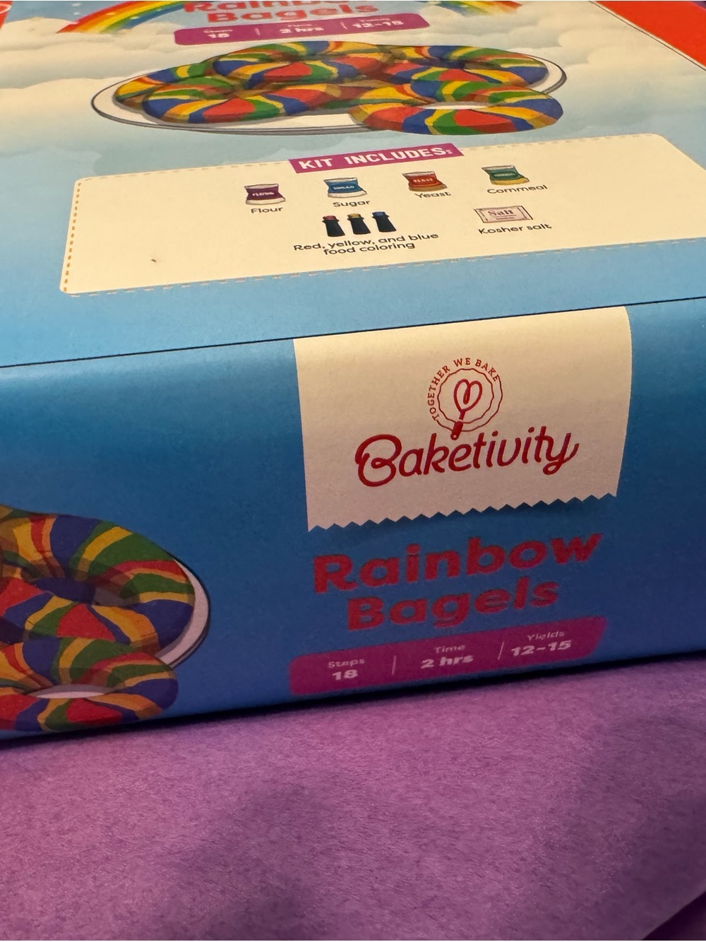 Rainbow Bagels DIY Baking Kit - Multicolor - Picture 6 of 11